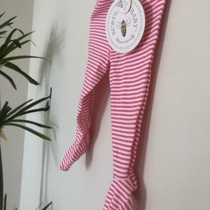 NWT Burt’s Bees Baby Footed Pants